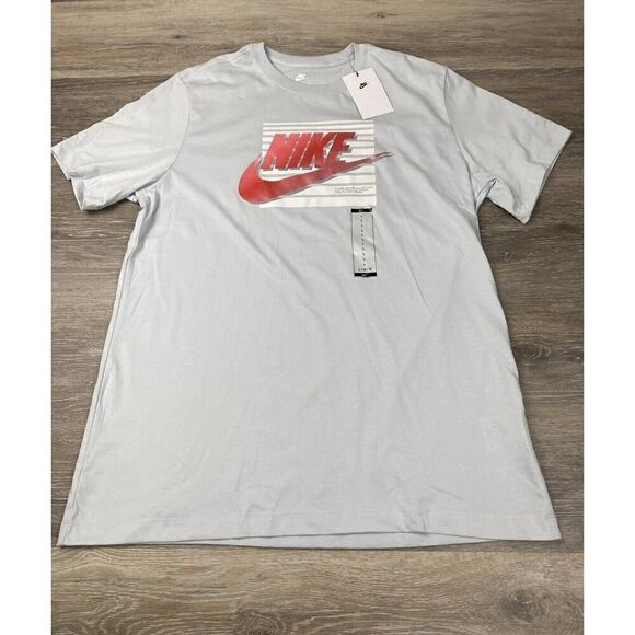 Nike Sportswear Swoosh Men's T-Shirt Size XL FQ7995-345 - Picture 1 of 9